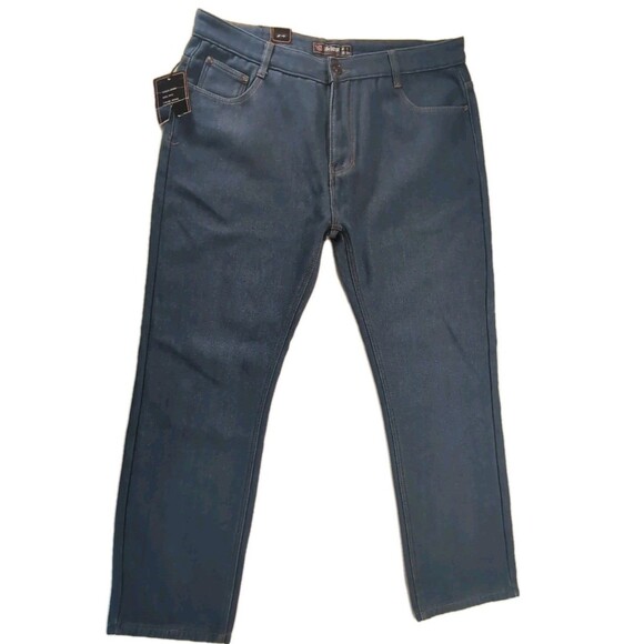 Vintage Y2K Eddie Domani Size 38 X 32 Straight Fit Jeans New With Tags - Picture 1 of 16